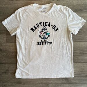 Nautica Unisex / Men’s Short Sleeve T-Shirt Nautica-83 Naval Institute Large
